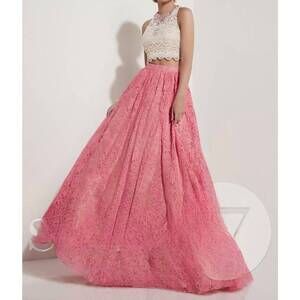 NEW STUDIO 17 women's prom dress in ivory pink